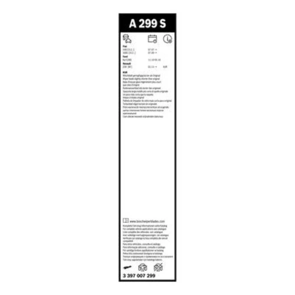 Vorne Scheibenwischer BOSCH AeroTwin für Audi e-tron GT Sportback mit Dusen am Wischerblatt