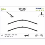 Valeo Silencio Flat für Peugeot 407 Coupe 2004-2012