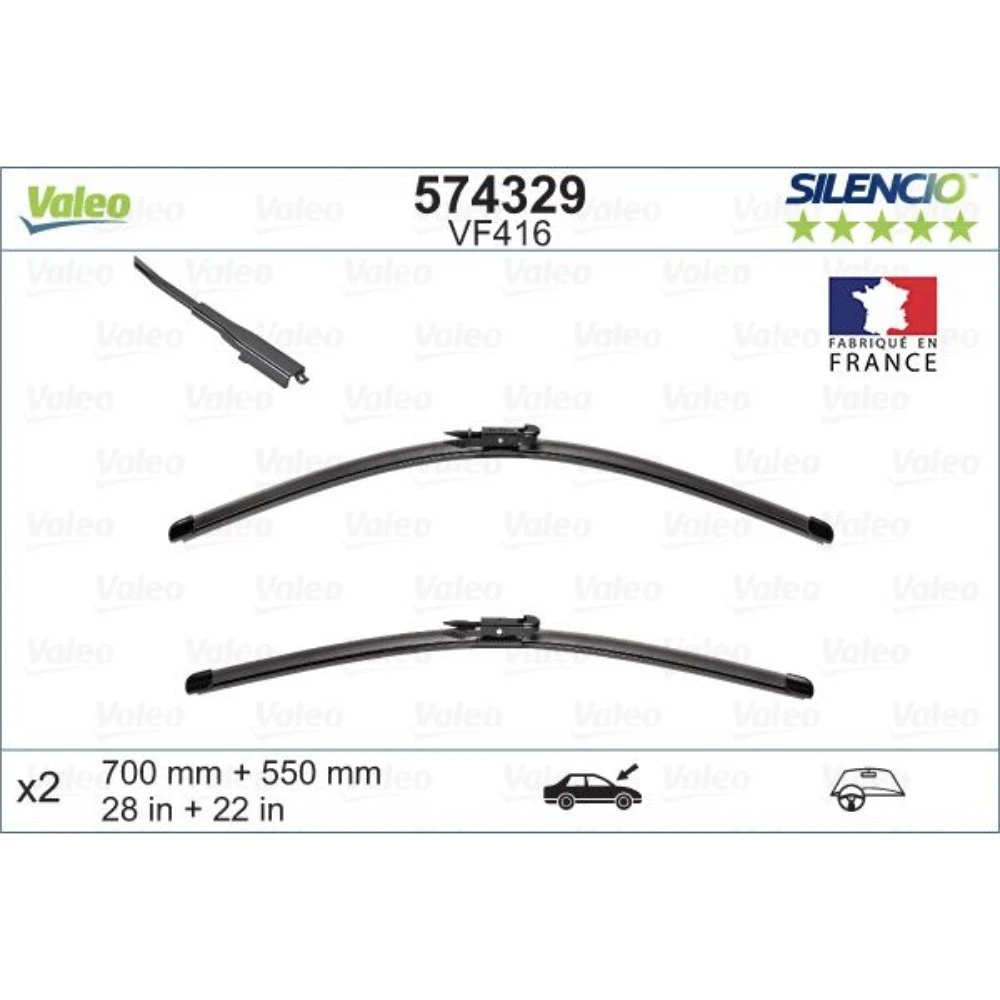 Vorne Scheibenwischer Mercedes Original für Mercedes C-Klasse T-Modell S204 Kombi 09.2007-11.2008