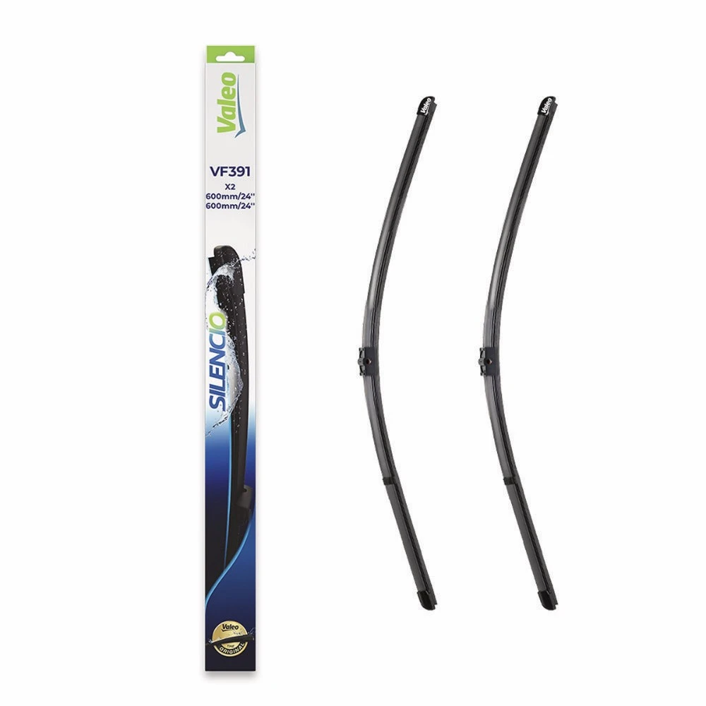 Vorne Scheibenwischer Valeo Silencio Flat für Mercedes C-Klasse W204 Limousine 12.2008-12.2012 mit Seitenadapter