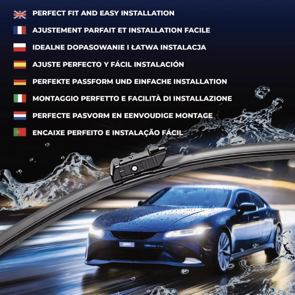 Vorne Scheibenwischer Valeo Silencio Flat für SEAT Tarraco SUV KN2