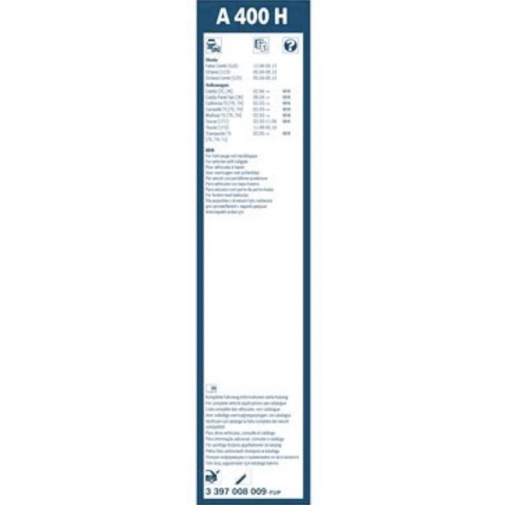 Hinten Scheibenwischer BOSCH Rear für Citroen C5 1 DC | DE Fließheck 10.2004-03.2008 Seitenadapter | Metall-Hinten-Wischer