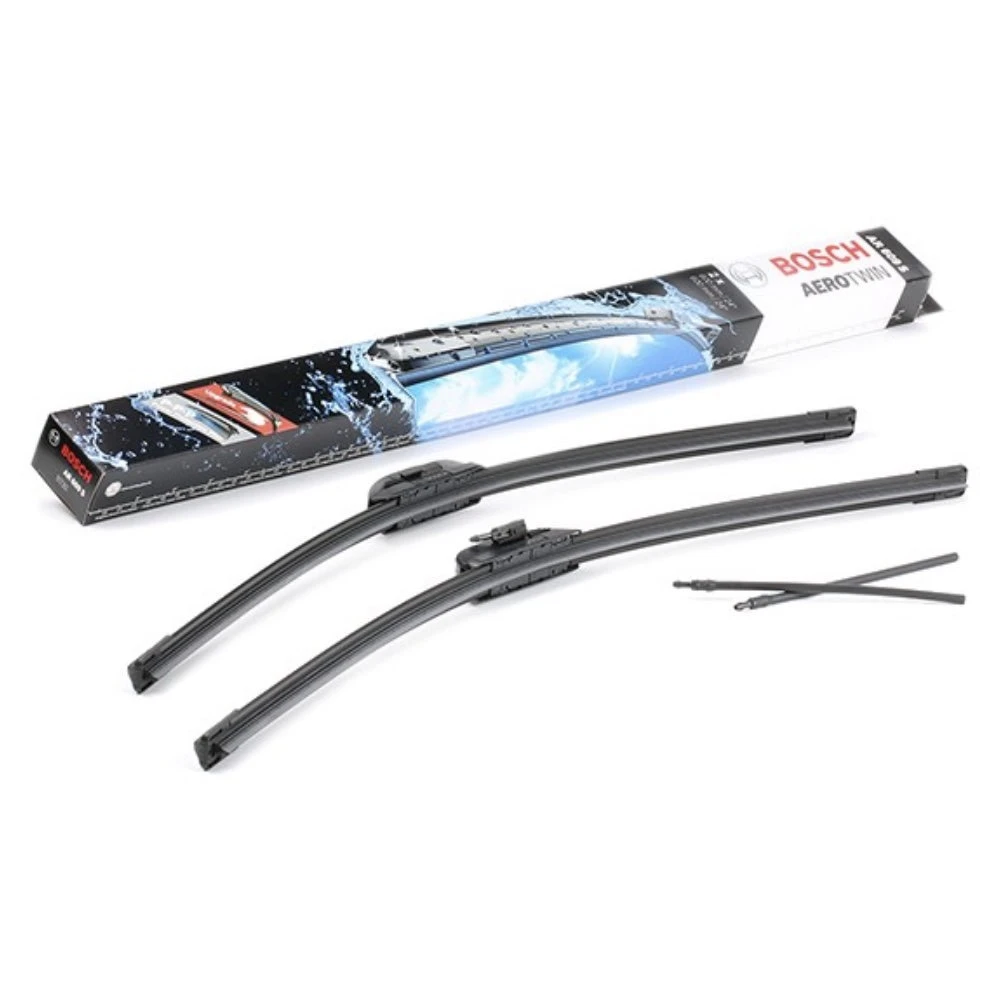 Vorne Scheibenwischer BOSCH AeroTwin für Renault Master 2 Van mit Dusen am Wischerblatt