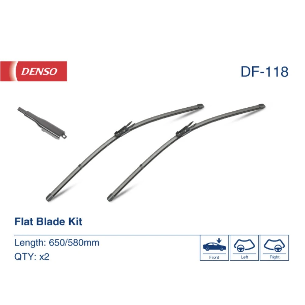 Vorne Scheibenwischer Denso Flat für Mercedes A-Klasse W169 Schrägheck