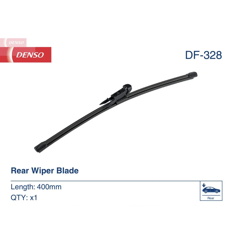 Hinten Scheibenwischer Denso Rear für Opel Vivaro B 2 Van | hinten 1 Tur | flaches Hinten-Wischer