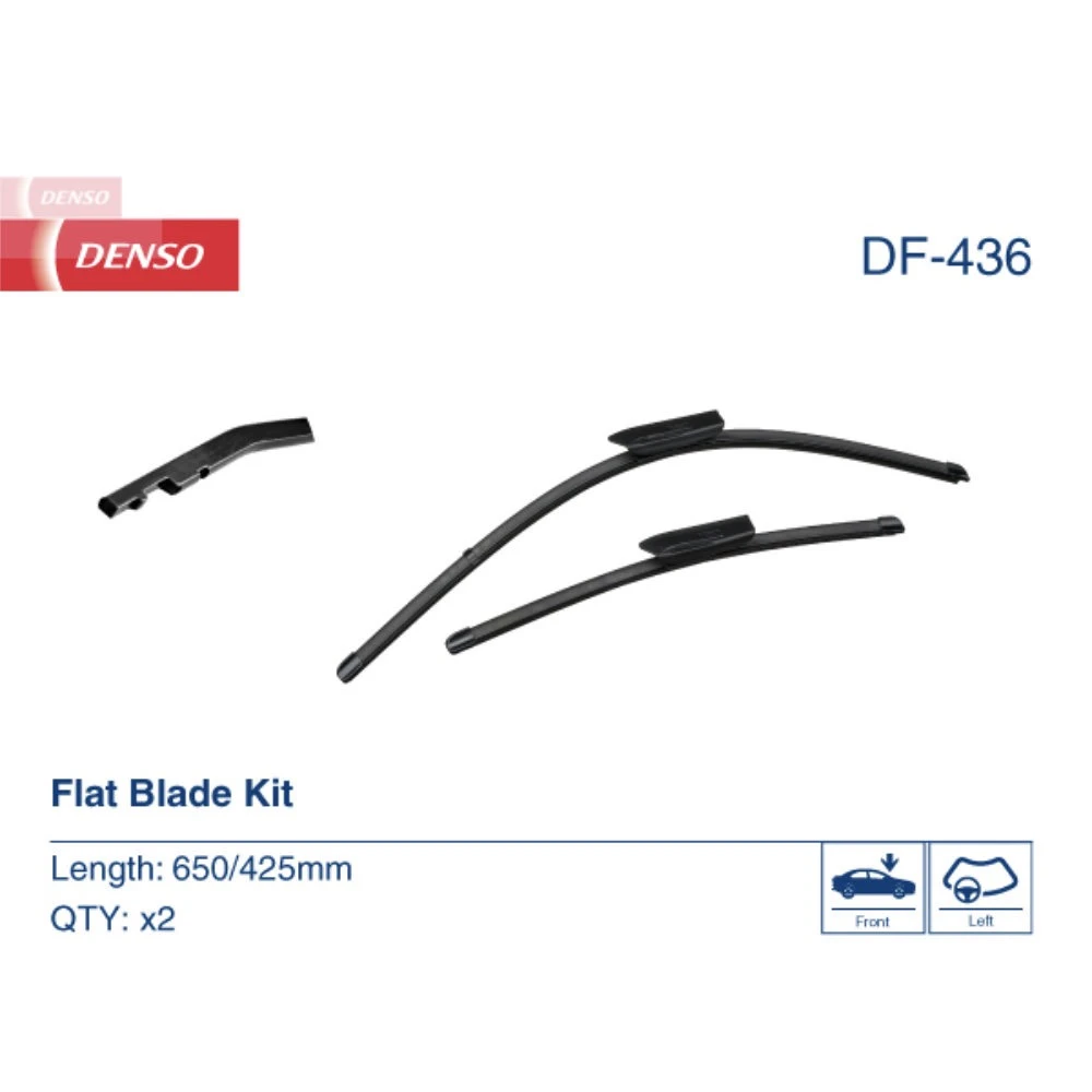 Vorne Scheibenwischer Denso Flat für BMW 1er F40 Schrägheck