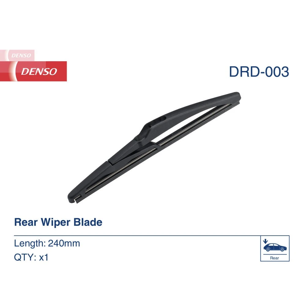 Hinten Scheibenwischer Denso Rear für Renault Megane Grand Tour 4 kombi 06.2017-12.2022 Hinten-Wischer 240 mm