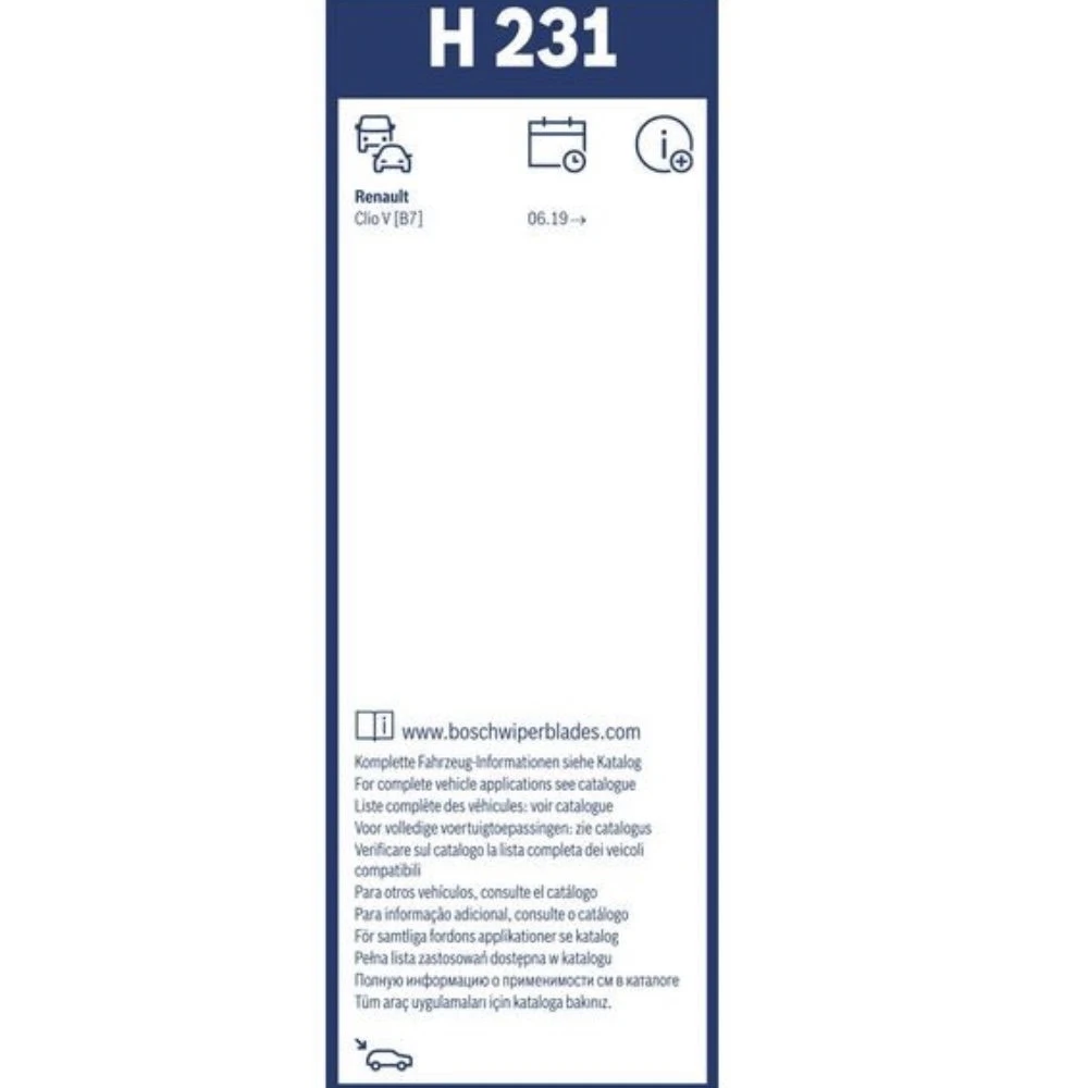 Hinten Scheibenwischer BOSCH Rear für Renault Duster 3 P1310 SUV