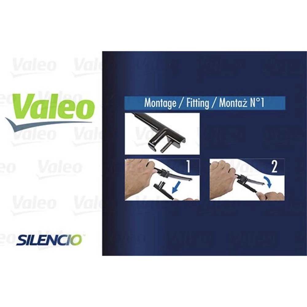 Vorne Scheibenwischer Valeo Silencio Flat für BMW 7er F01 | F02 | F03 | F04 Limousine