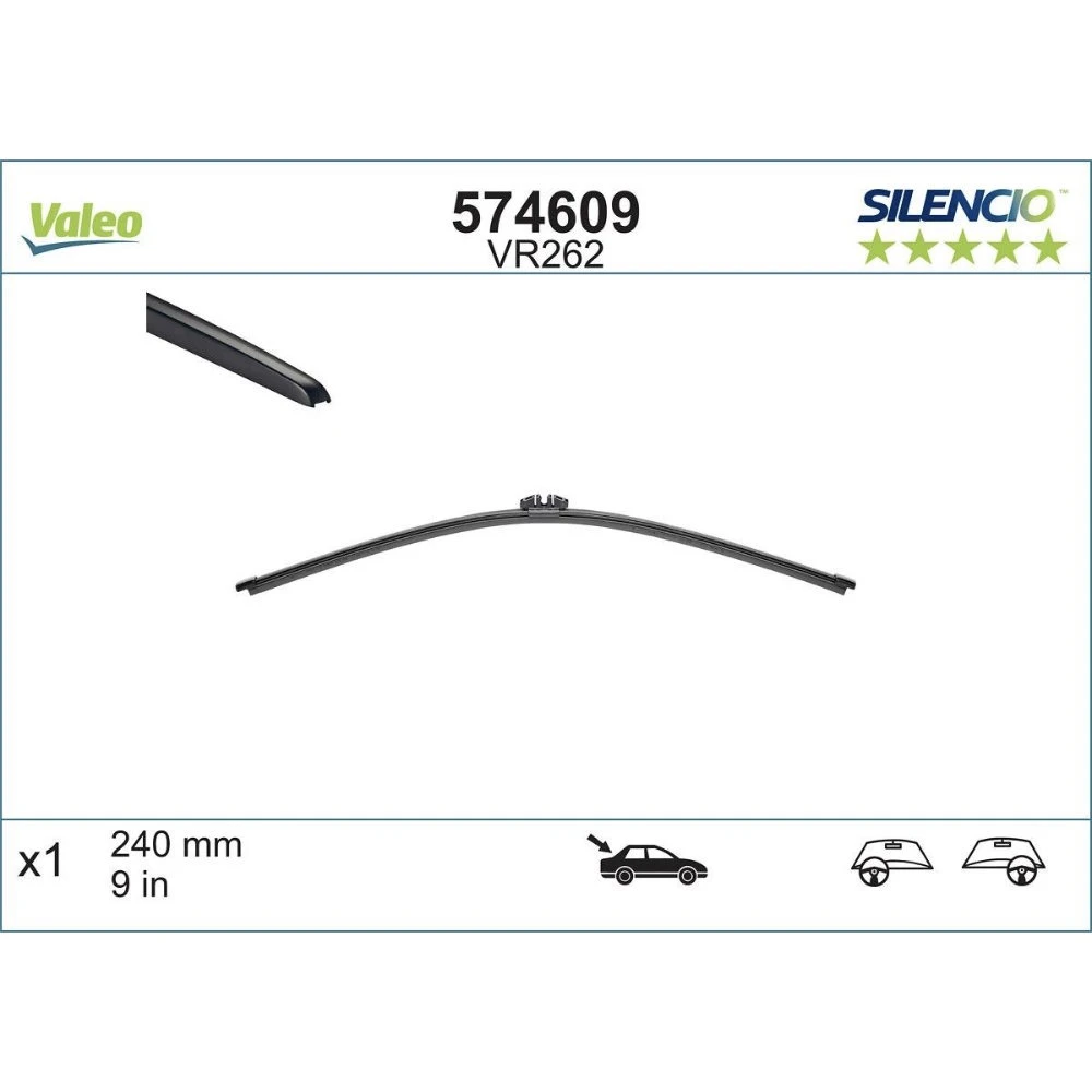 Hinten Scheibenwischer Valeo Silencio Rear für Citroen C5 2 RD | TD Limousine