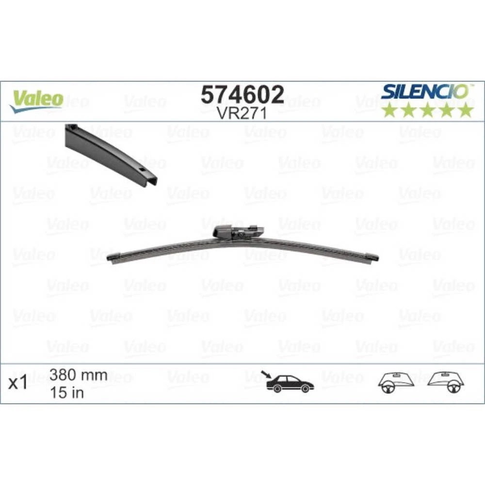 Hinten Scheibenwischer Valeo Silencio Rear für SEAT Leon 3 SC Coupe 5F