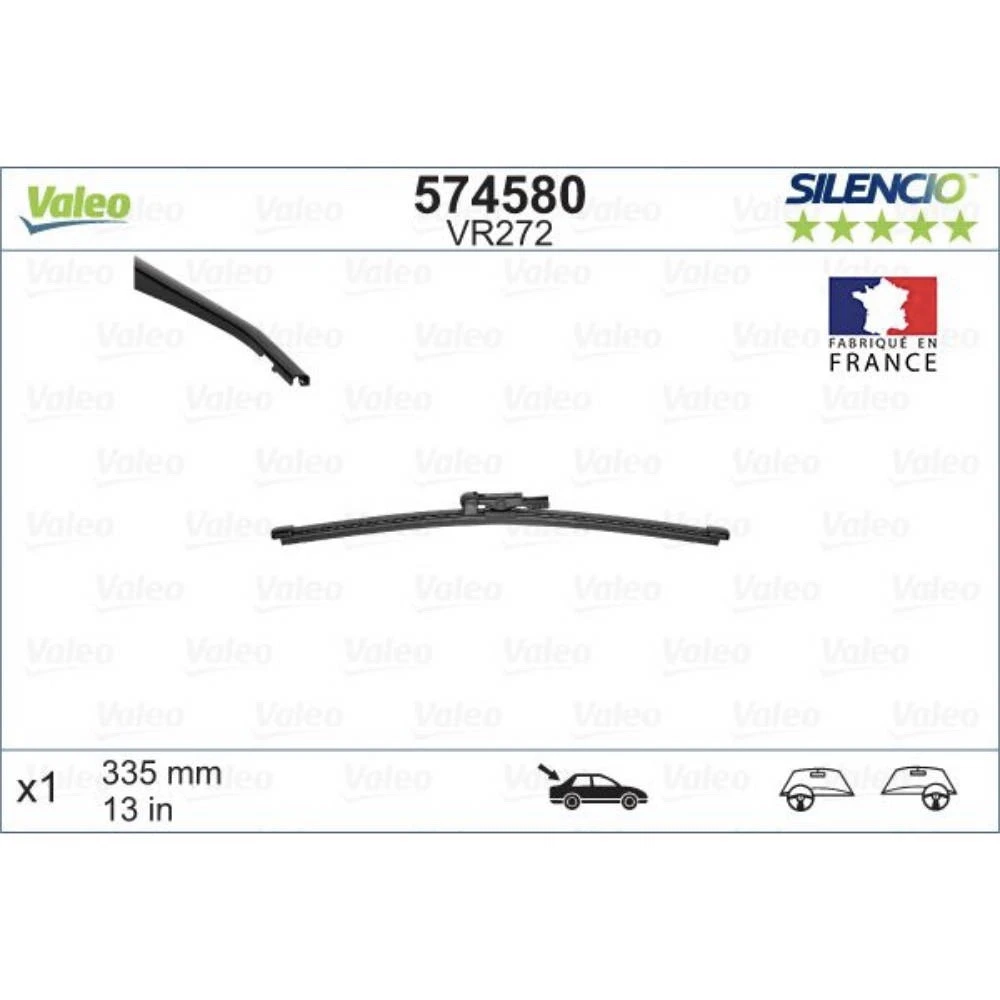 Hinten Scheibenwischer Valeo Silencio Rear für Mercedes GLC-Klasse X253 SUV 06.2015-11.2018 Hinten-Wischer 330 mm