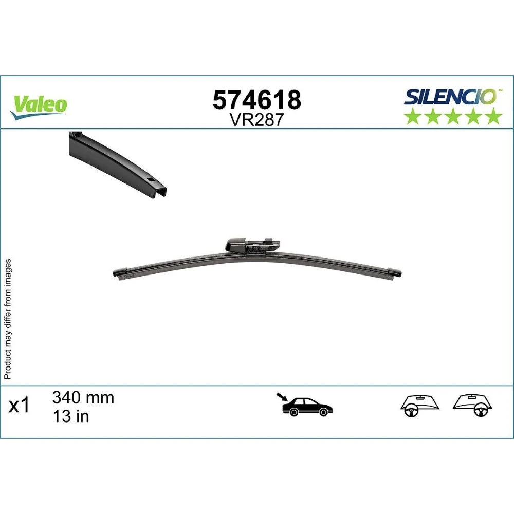 Hinten Scheibenwischer Valeo Silencio Rear für Skoda Octavia 4 A8 Kombi 07.2022-