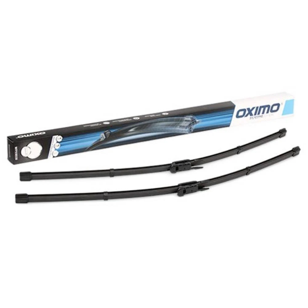 Vorne Scheibenwischer Oximo Silicone OEM für SEAT Leon 2 Schrägheck 1P1 07.2005-02.2009 Metall Hinten-Wischer