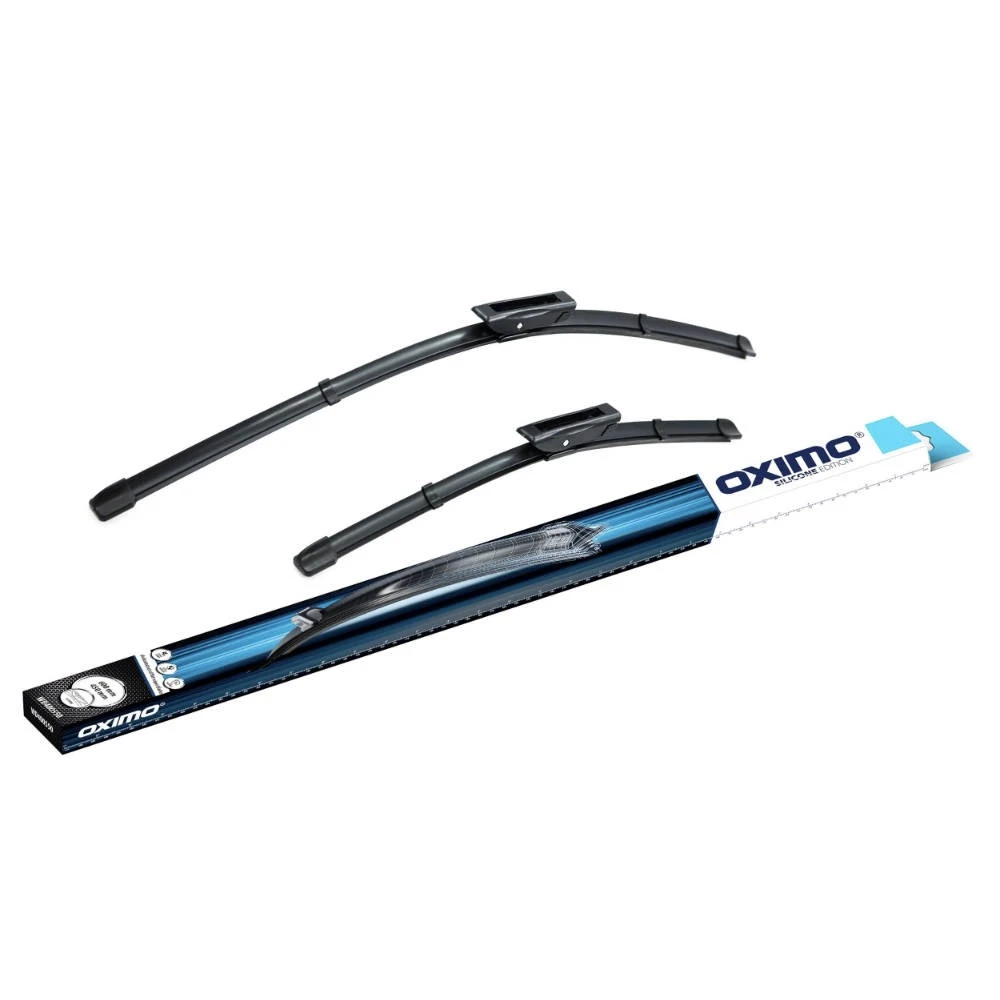 Vorne Scheibenwischer Oximo Silicone OEM für Renault Megane Grand Tour 2 LM Kombi 02.2006-05.2009 mit Bajonettadapter