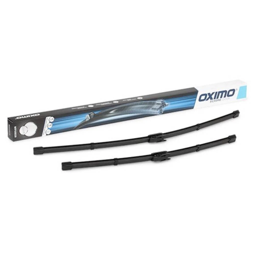 Vorne Scheibenwischer Oximo Silicone OEM für Renault Duster 1 HS SUV 12.2016-05.2018 mit Originaladapter