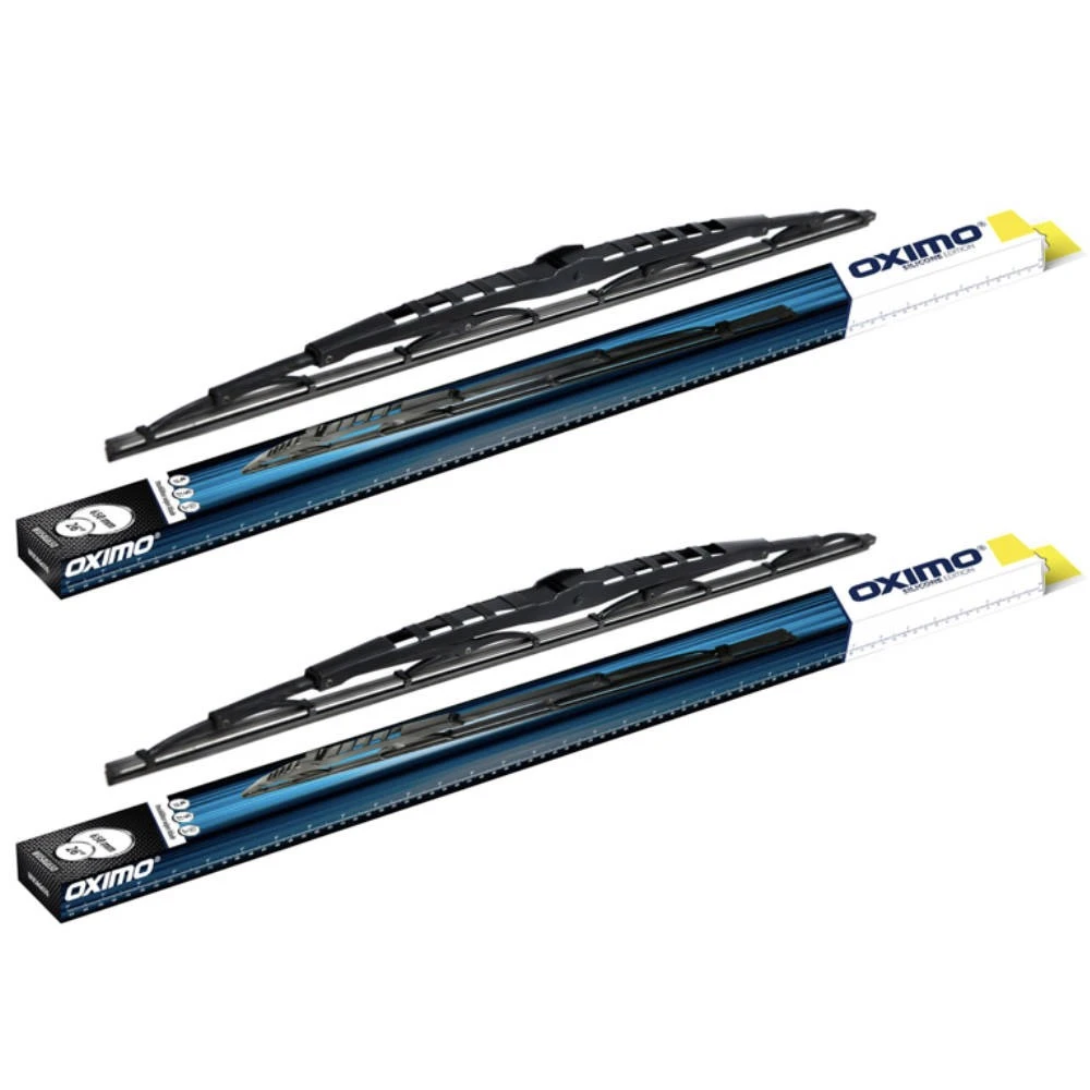 Vorne Scheibenwischer Oximo Silicone WUSAG für Mercedes CL-Klasse C215 Coupe 09.1999-02.2000 mit Hakenadapter