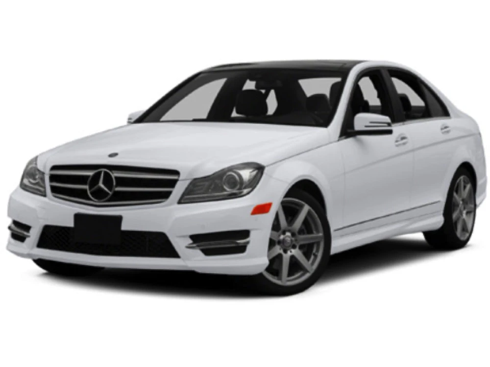 Scheibenwischer für den Mercedes C-Klasse W204 Limousine 01.2013-01.2014 mit Knopfadapter
