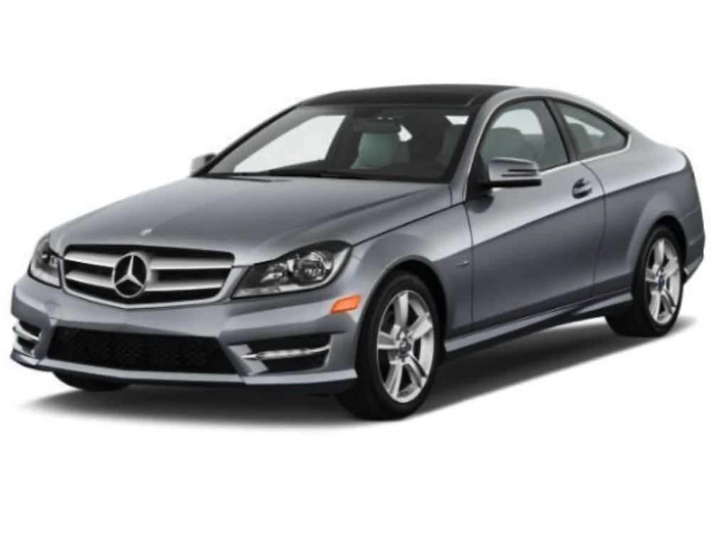 Scheibenwischer für den Mercedes C-Klasse C204 Coupe 12.2013-10.2015 mit Knopfadapter