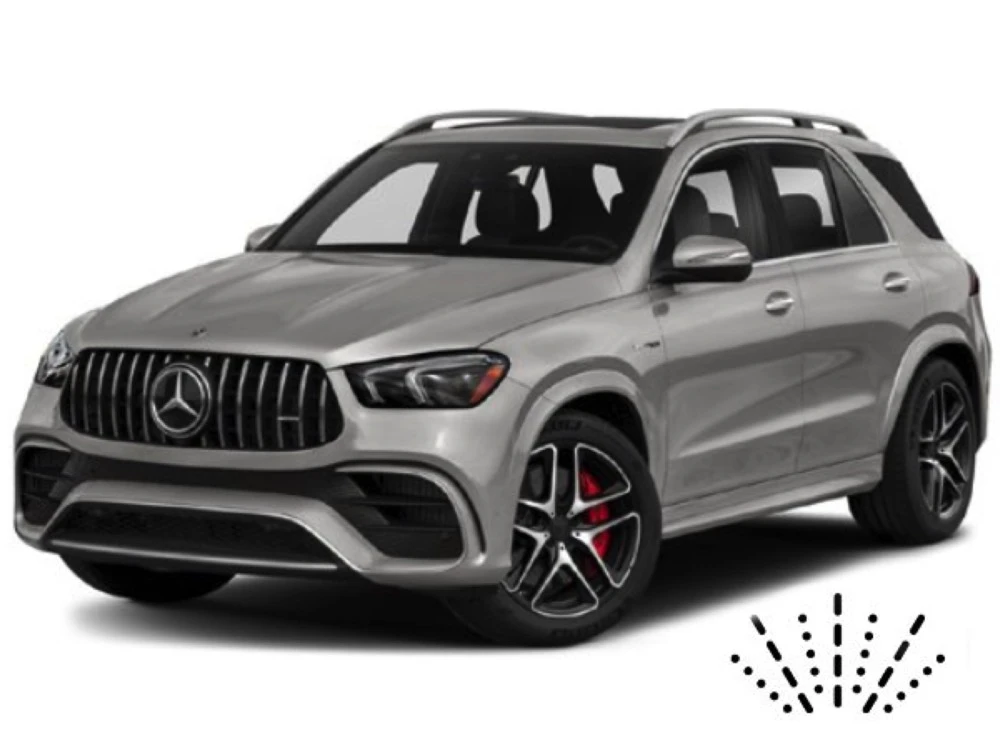 Mercedes GLE-Klasse W167 SUV mit Dusen am Wischerblatt Scheibenwischer