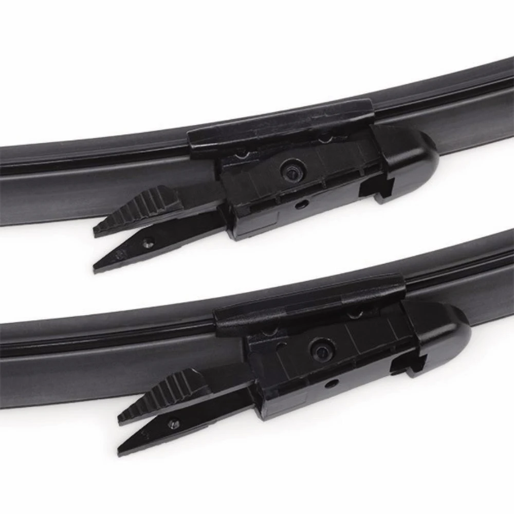 Vorne Scheibenwischer Oximo Silicone OEM für SAAB 9-3 Cabrio 02.2008-12.2014 schmaler Adapter