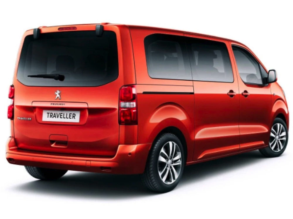 Peugeot Traveller Minivan hinten 1 Tur Scheibenwischer